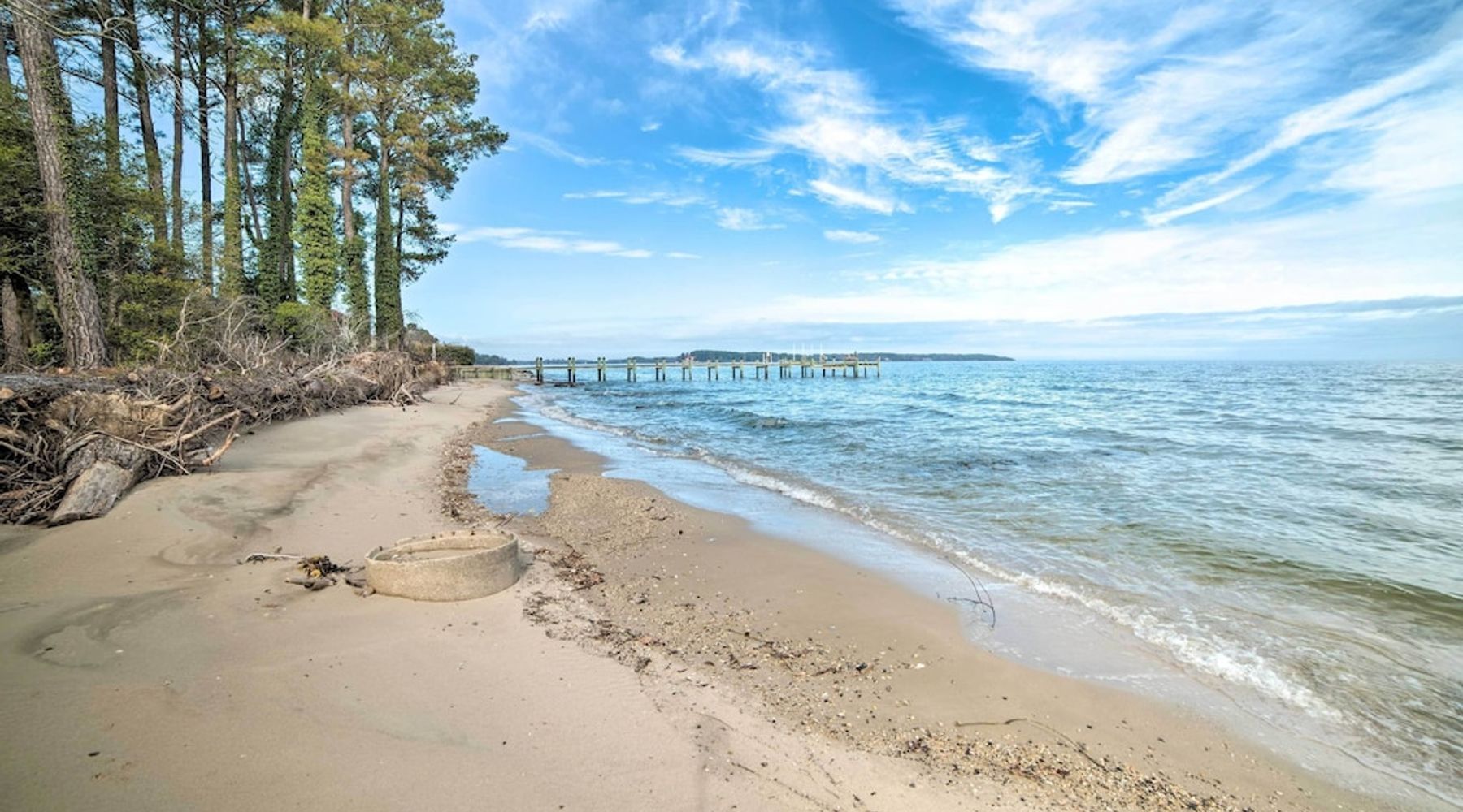 Soak in the rays on the nearby private beach.