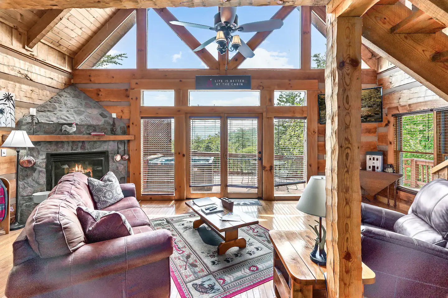 Amazing view from the living room.