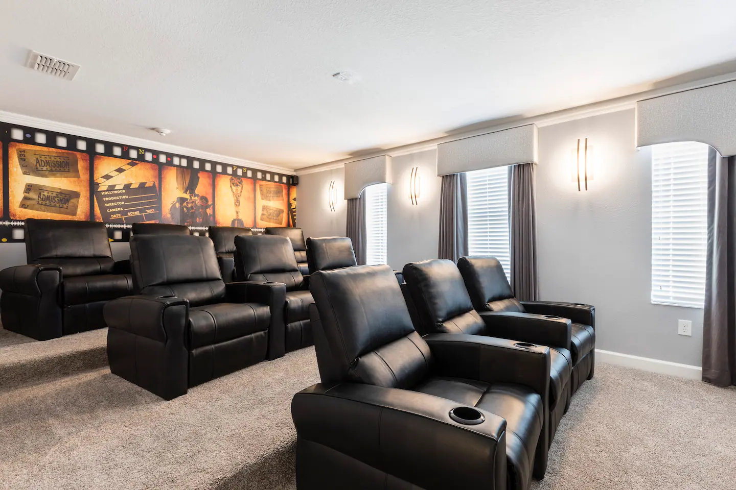An indoor movie theatre to binge-watch your fav Disney movies!