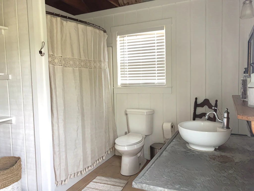 Bathroom with Vanity & Laundry