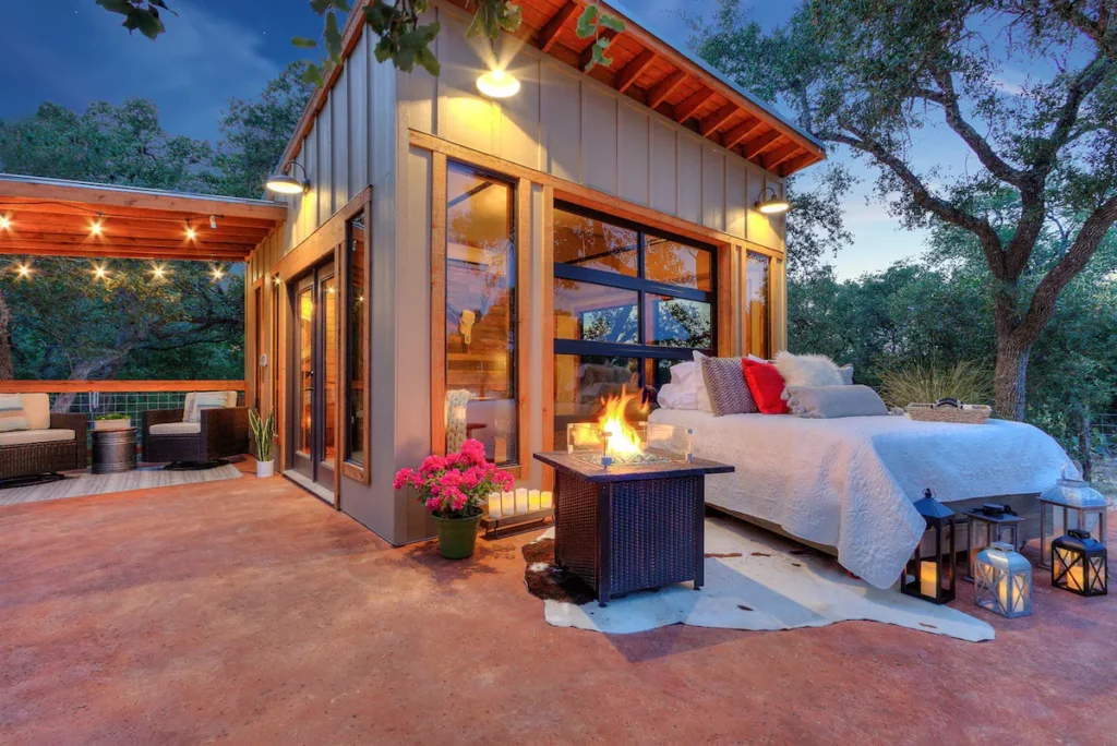 Sleep outside, under the stars!