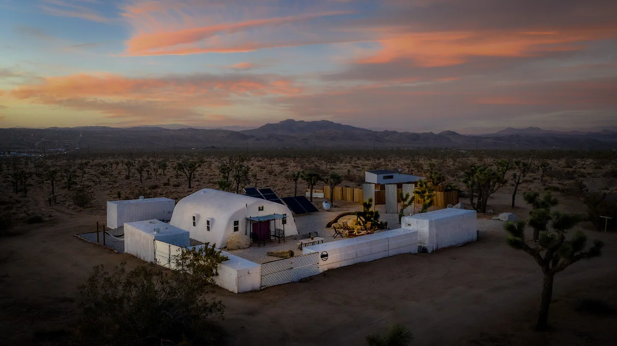 Moon Camp's sunrises and sunsets are usually spectacular.
