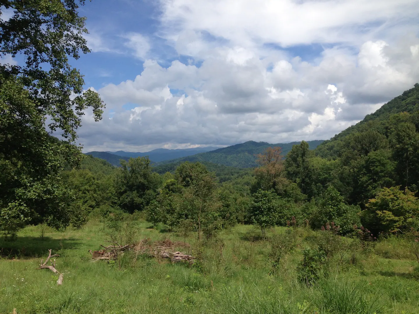 The view of the mountains is spectacular.