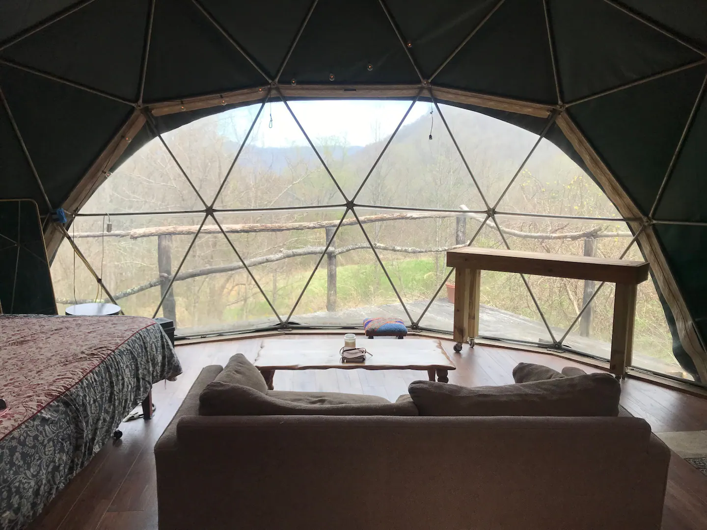 There is an incredible view even when you're inside.