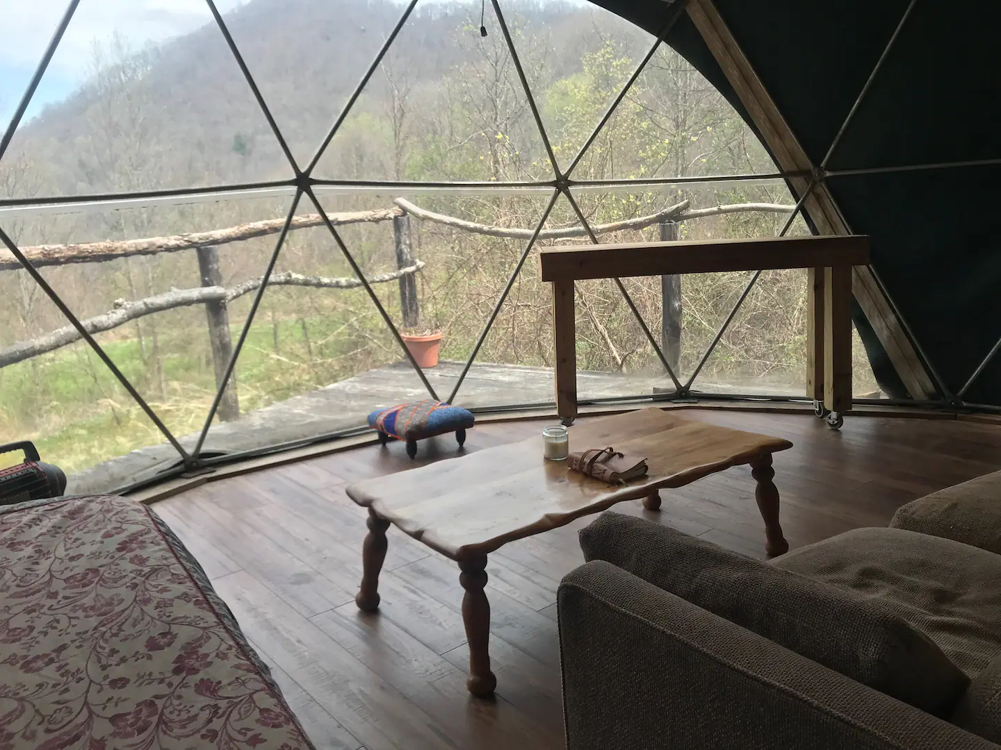 There is an incredible view even when you're inside.