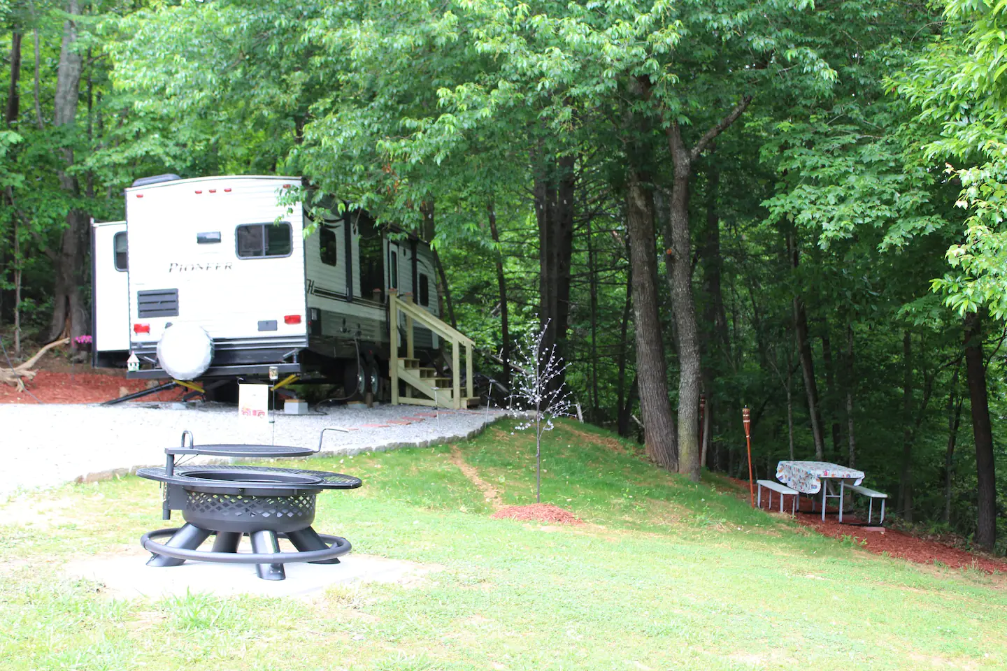The ideal glamping setup!