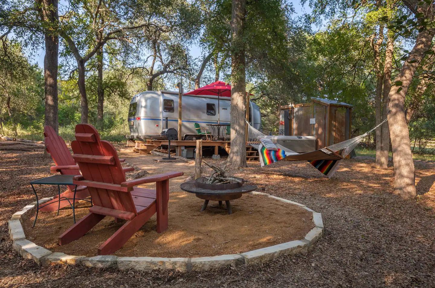 The ideal location for nighttime s'mores!
