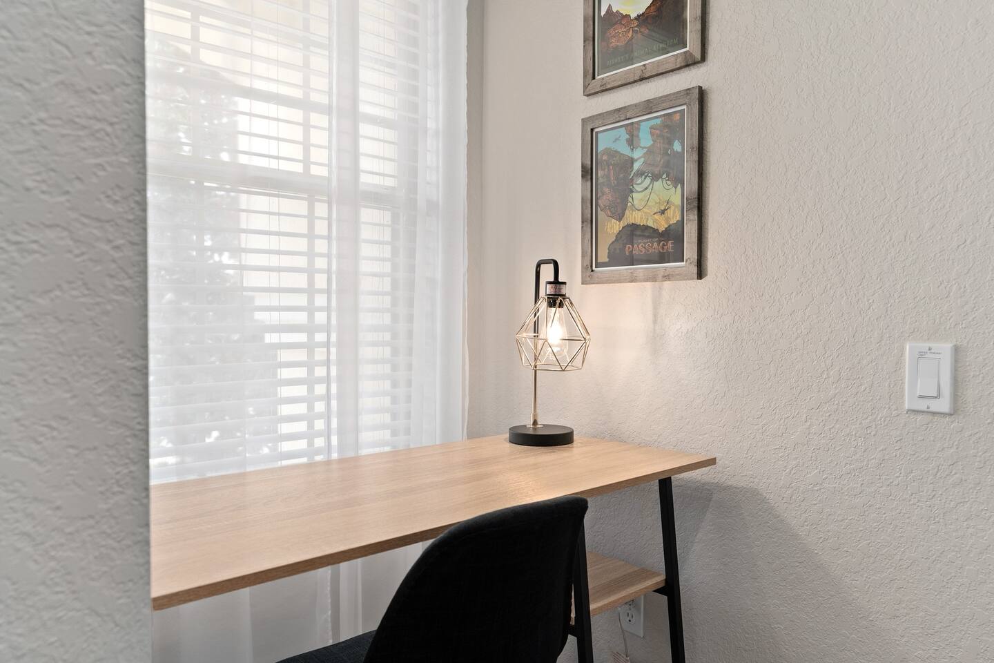 A private desk for office stuff