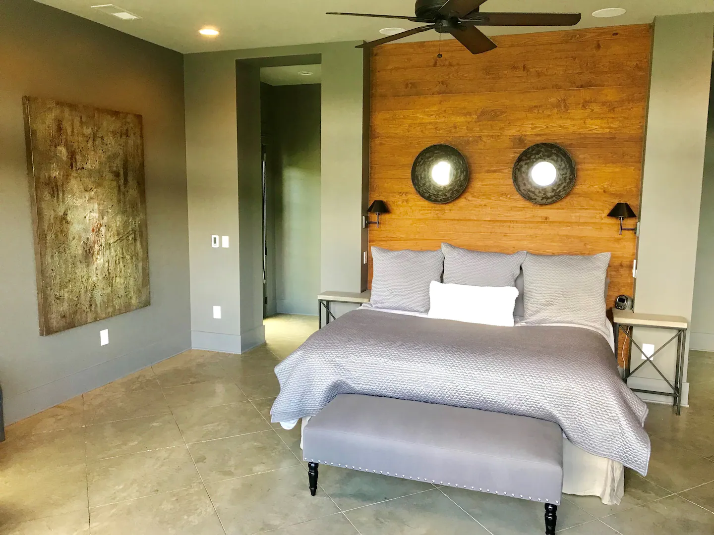 Stunning views from the master bedroom.