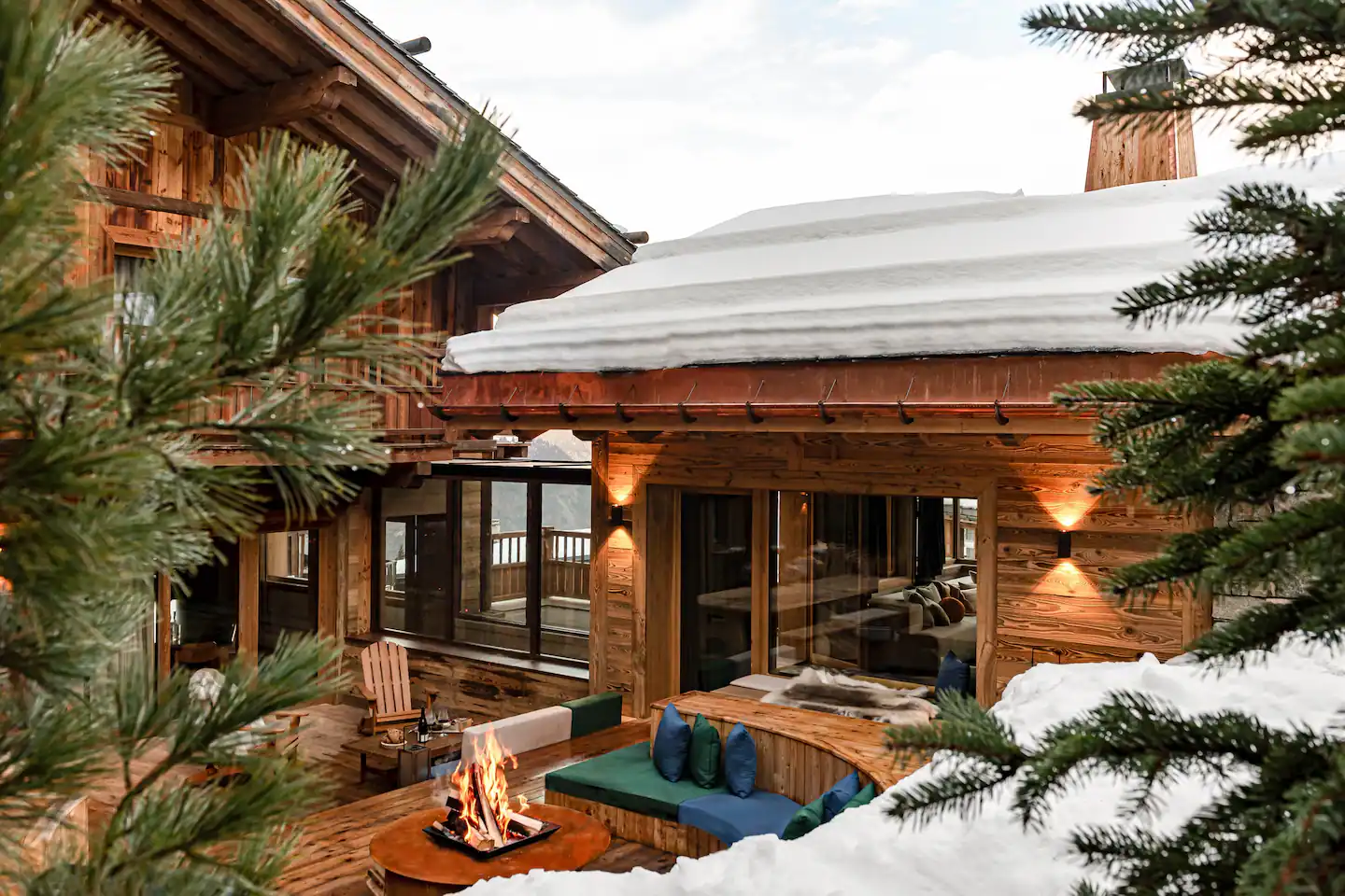 Relaxing alfresco retreat with nature views.
