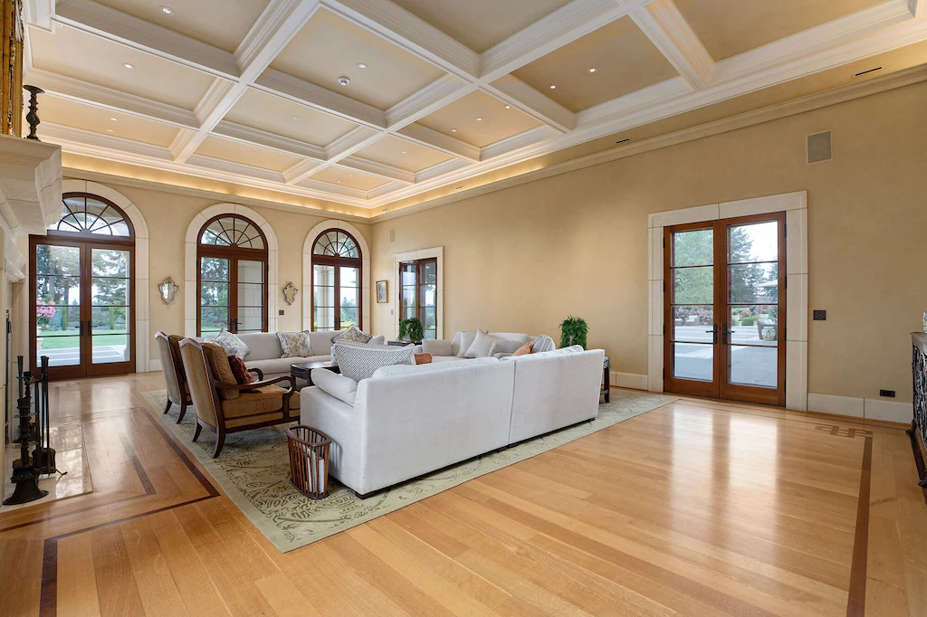 A formal living room