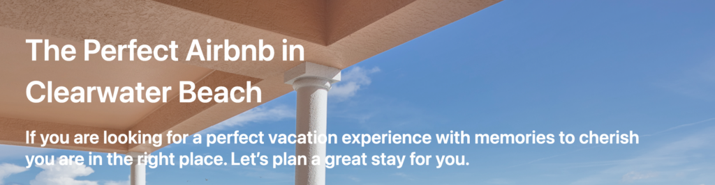 The perfect Airbnb