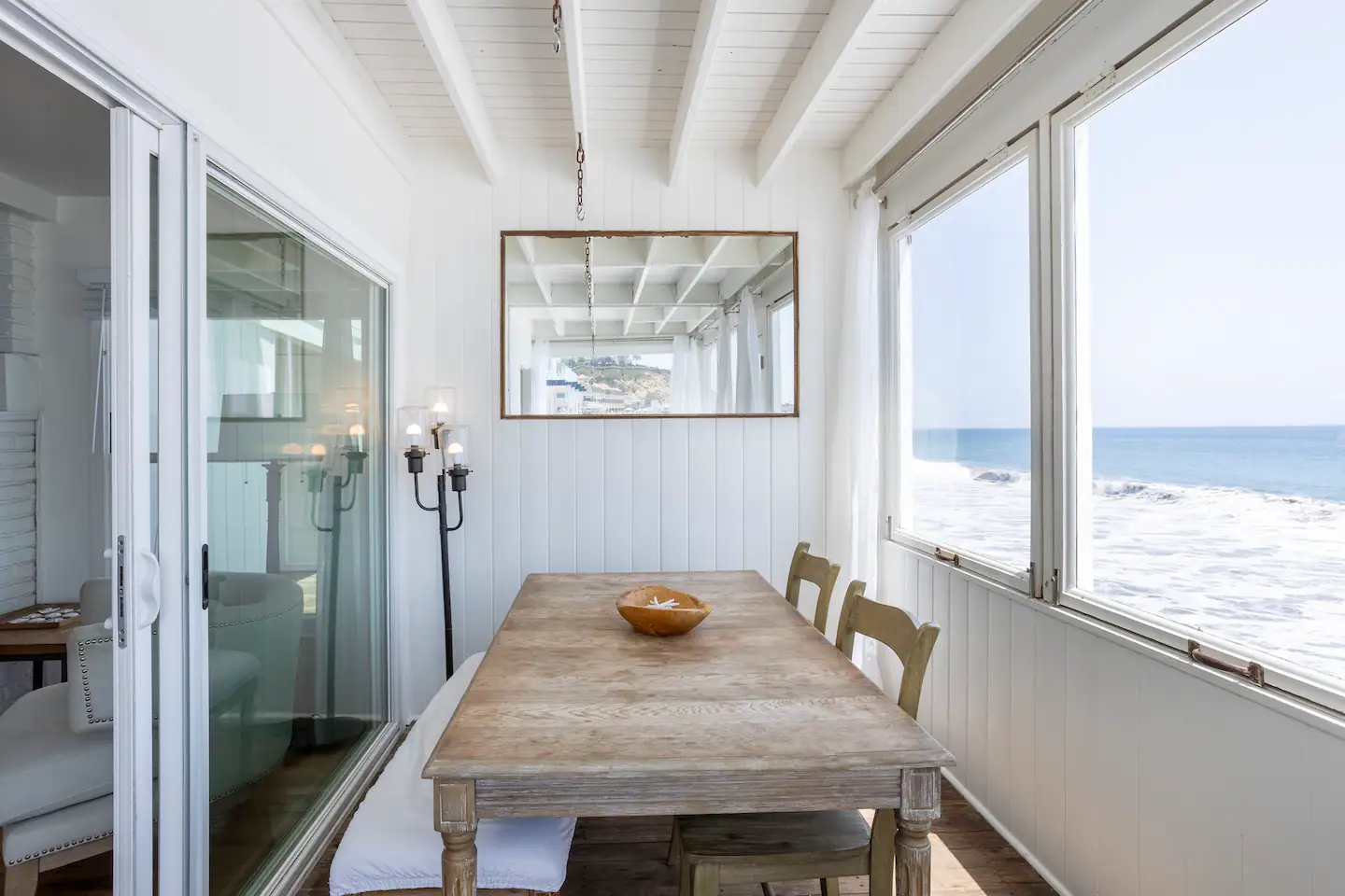 Enclosed Porch Room Dining Area