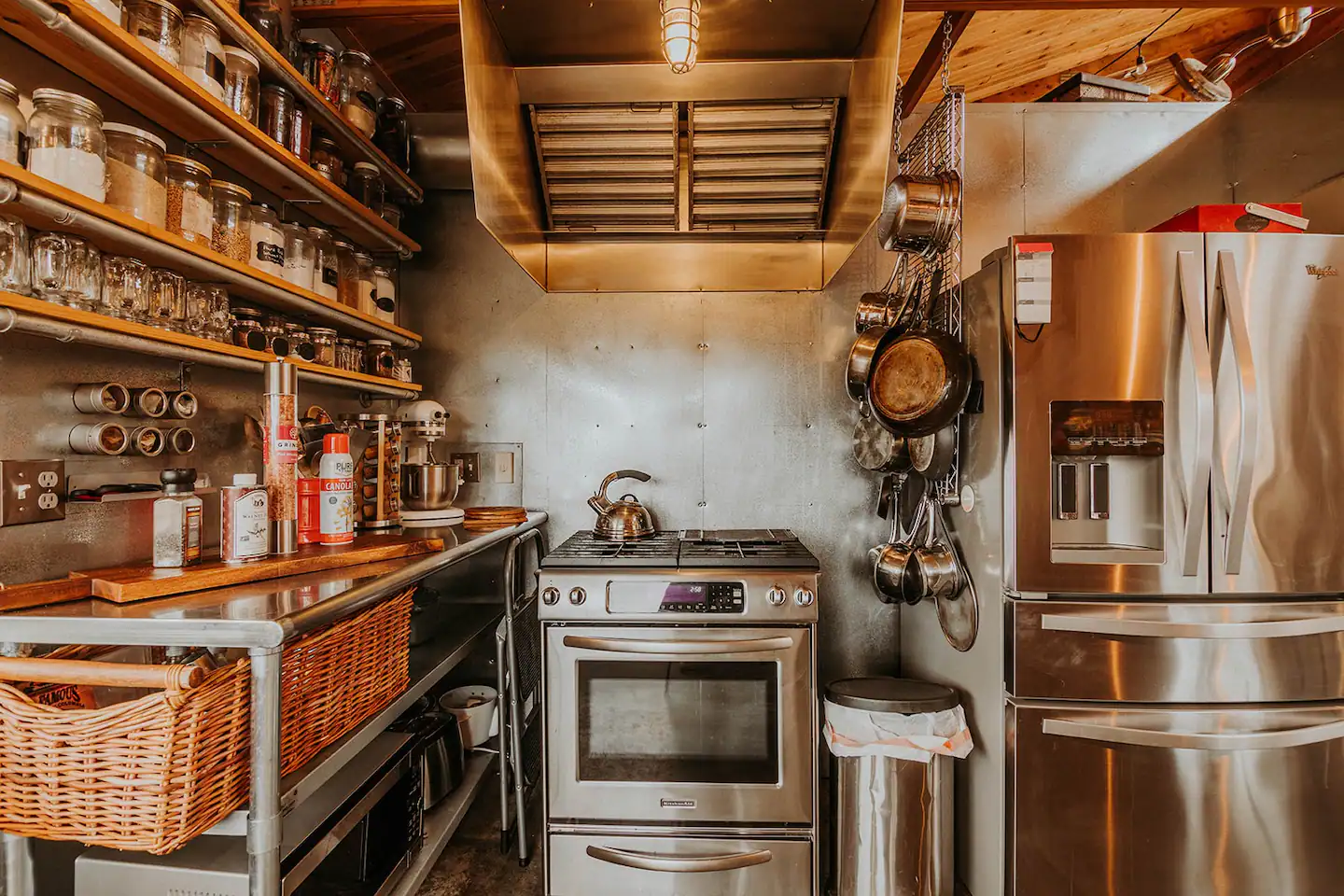 Well-appointed kitchen.