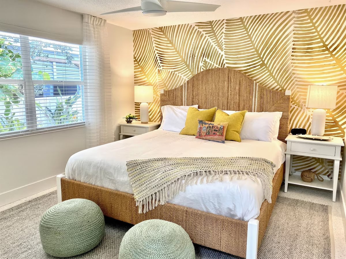 Comfortable king size bed