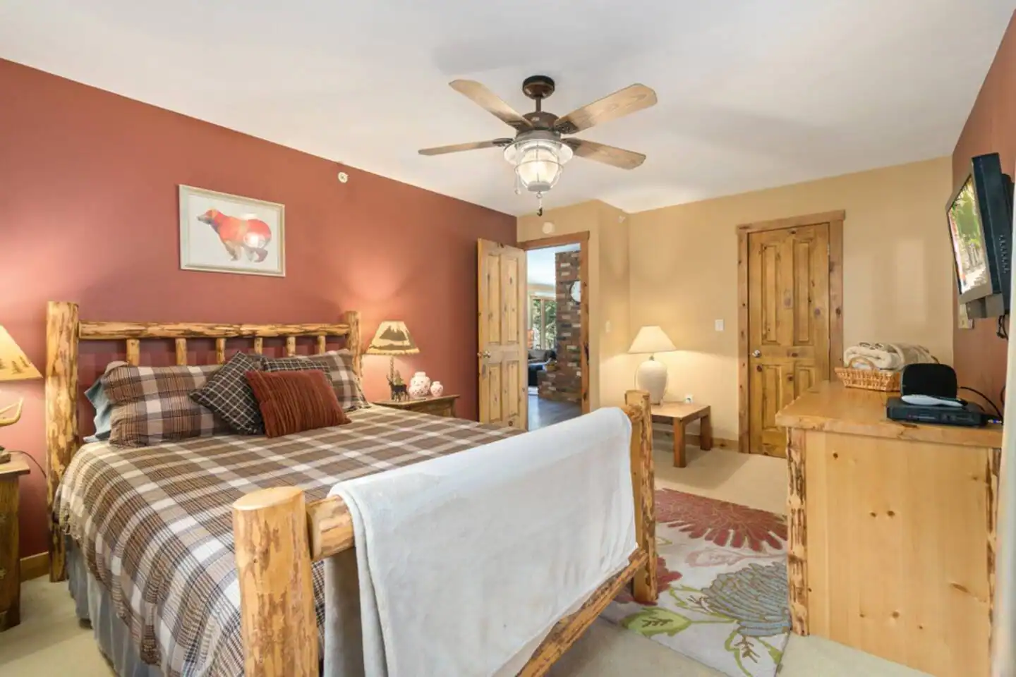 Time to Relax in the Large Bedroom