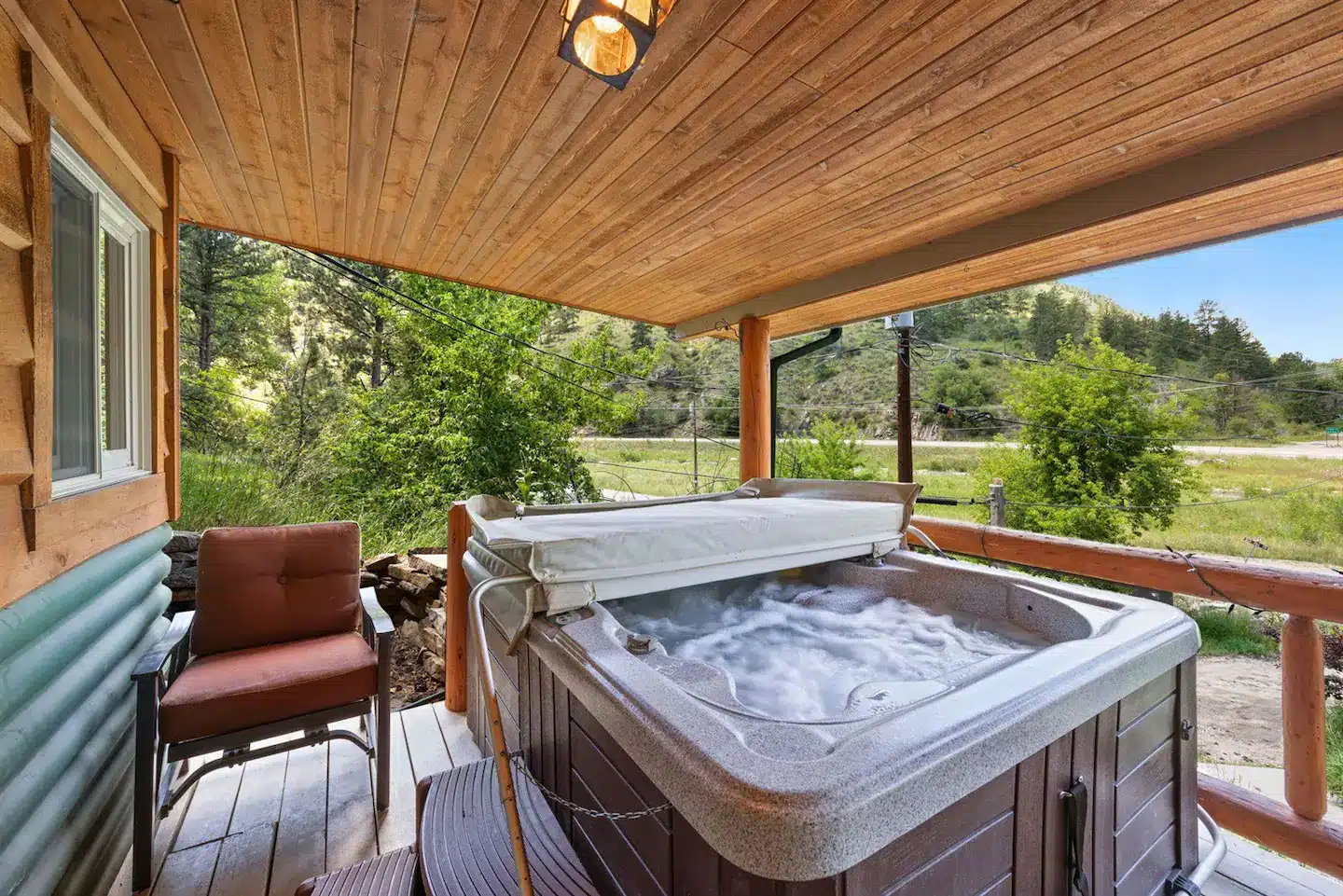 Soak after a long day of hiking!