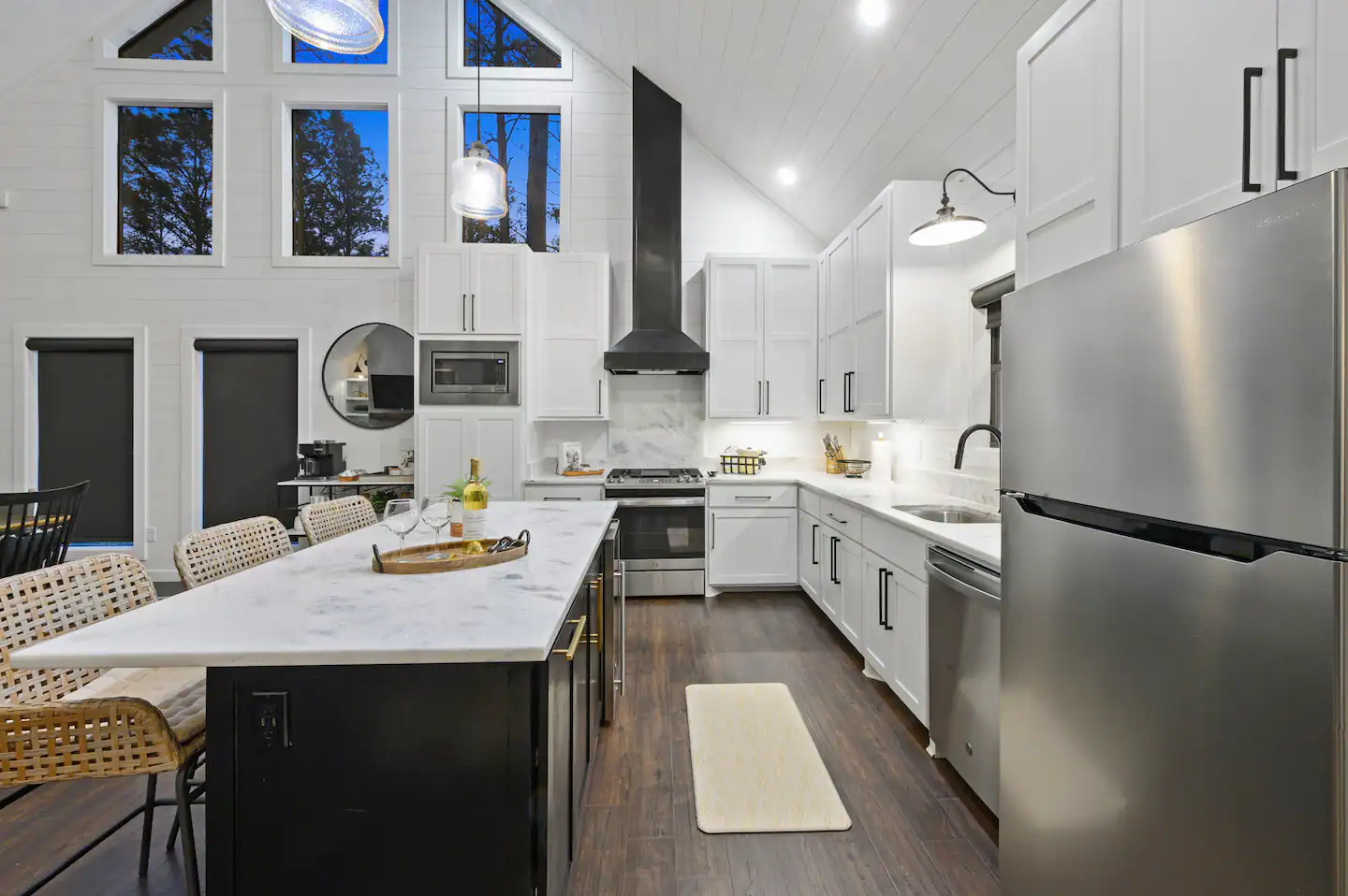 Spacious kitchen for preparing meals during your stay