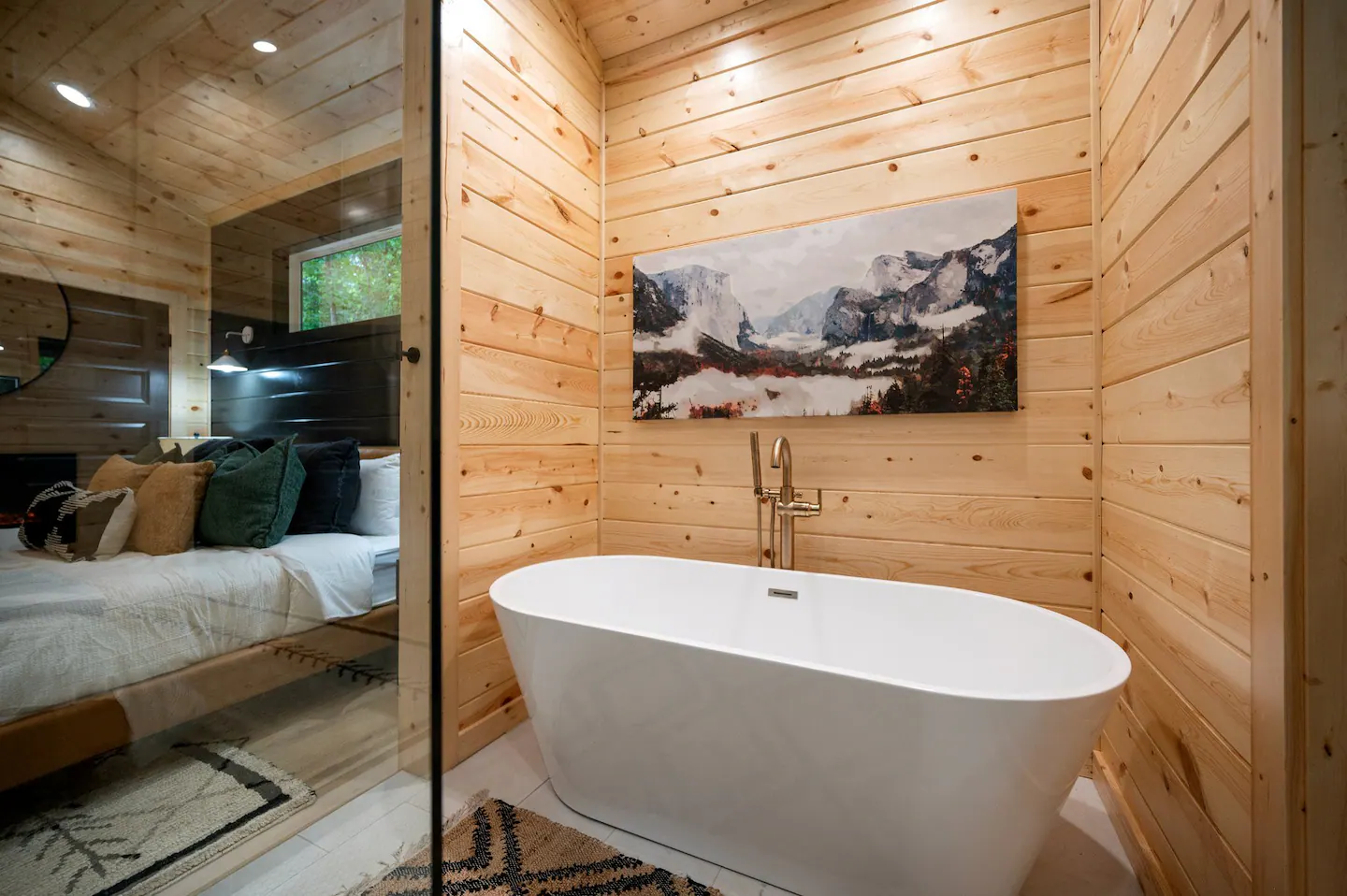 Additional amenities include: makeup removal towelettes, makeup towels, body wash/shampoo/conditioner/hand soap by Public Goods, hair dryer and bath/hand towels.