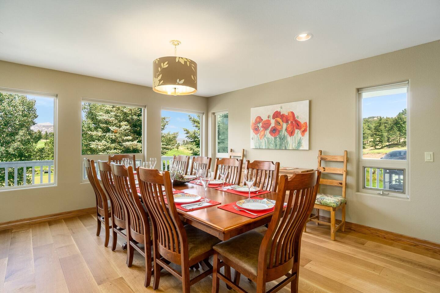 Views form the Dining area.