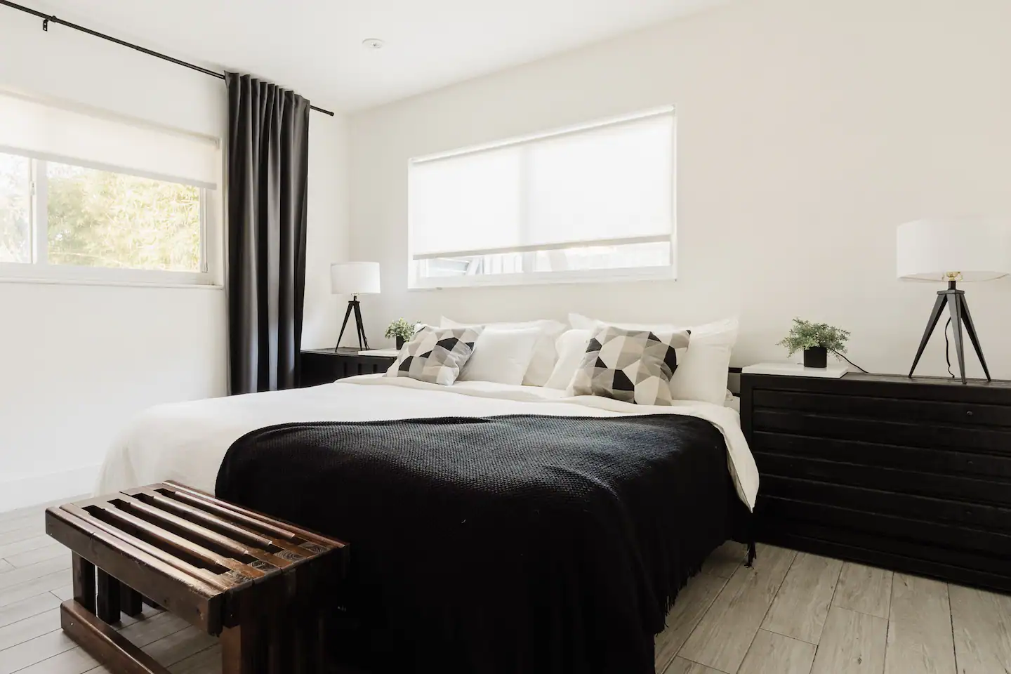 Retreat to two comfortable bedrooms.