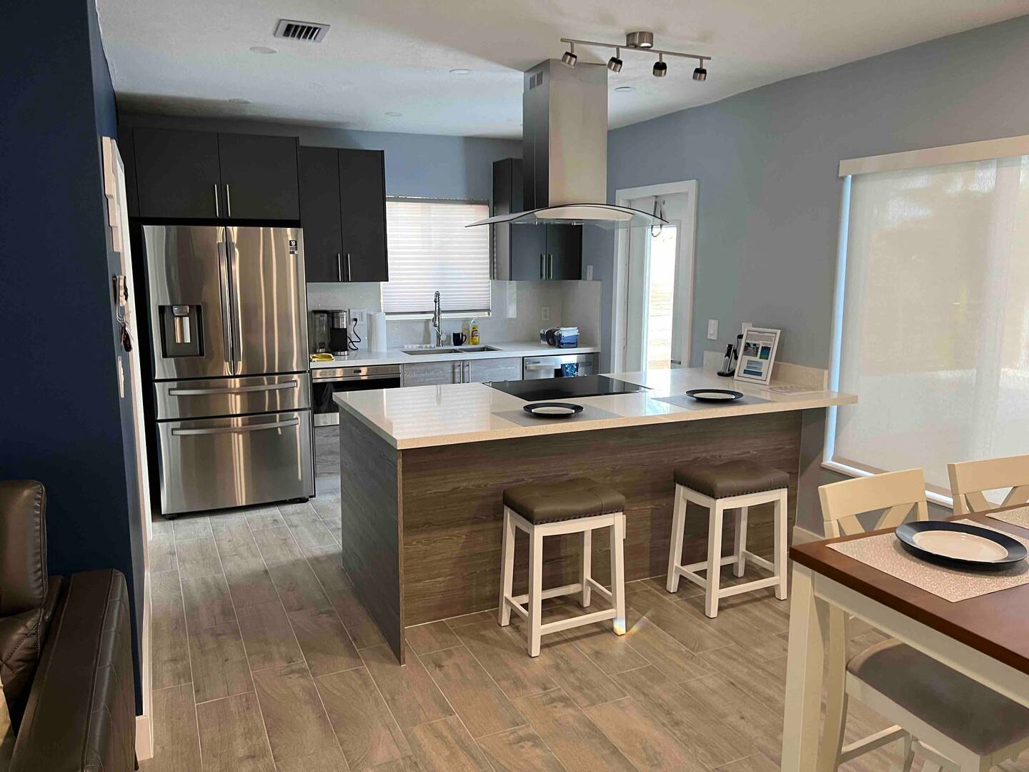 Fully-equipped kitchen.